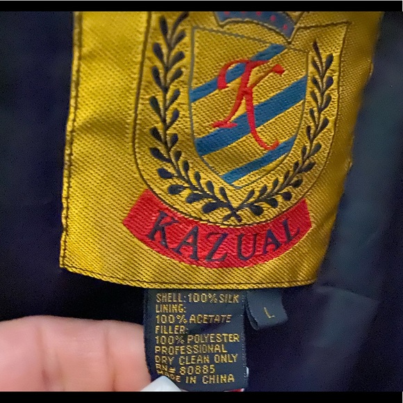 Kazual Lined 100% Silk Jacket - Picture 2 of 3